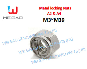 Metal locking Nuts