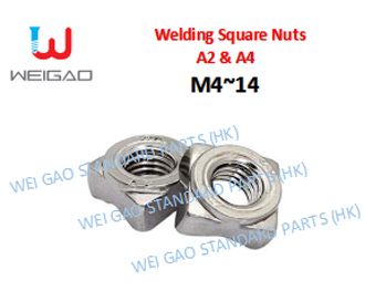 Welding Square Nuts